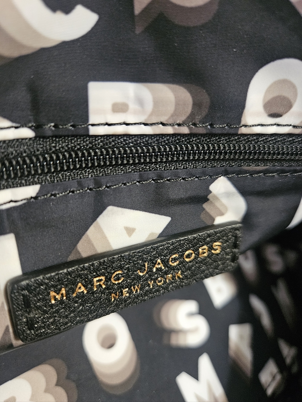 ❤️💕Womens Large Marc Jacobs Black Textured Leather Satchel🩷❣️ - Picture 7 of 7
